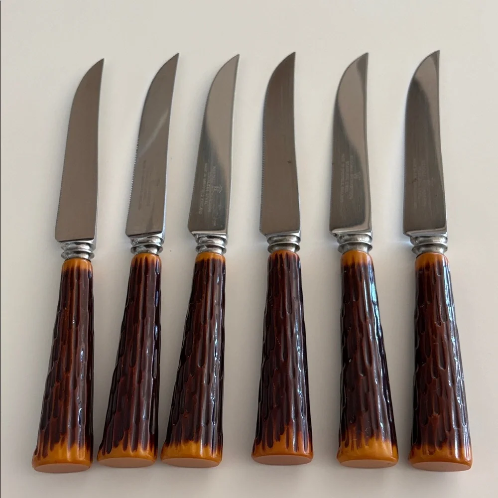 MCM WESTALL RICHARDSON STEAK KNIVES SET OF 6